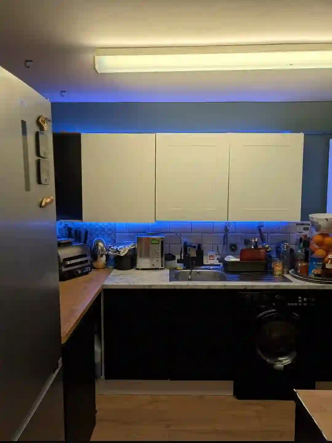 Modern kitchen refit with LED lighting by GTH Maintenance